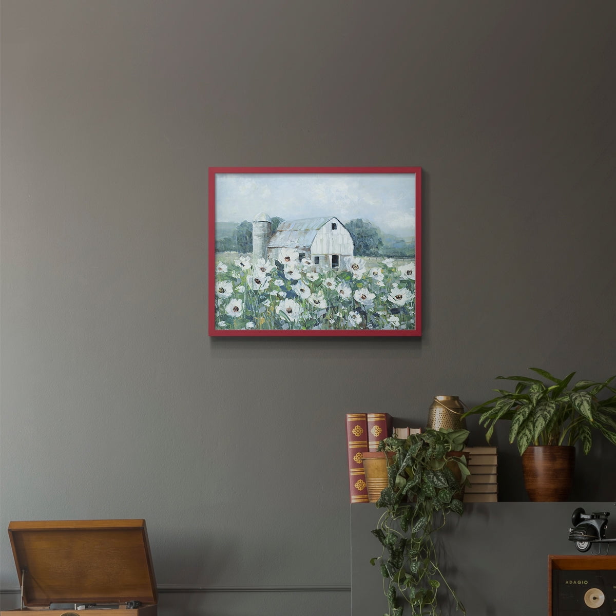 Dream Fields by Sally Swatland - Restickable Framed Giclée Print