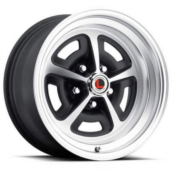 Legendary Wheels Magnum 500 - 15 x 7 in. -  5 x 4.5 - 4.25 bs - Satin Black/Machined