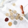 Fire Lacquer Seal Retro English Letter Copper Headquets Seal Wax Hand