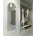 thumbnail image 5 of Kate and Laurel 16 x 48 Arch Wall Mirror, Off-white, 5 of 7