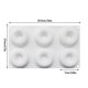 thumbnail image 5 of Advancent Molde de silicona para rosquillas, molde para pastel de Mousse de 6 cavidades, bandeja para hornear postres DIY, utensilios para hornear pasteles Herramientas y accesorios para hornear Advancent HA003046-00, 5 of 6