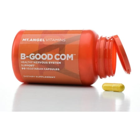 Mt. Angel Vitamins - B-Good Com (Vitamin B Complex), Healthy Nervous System Support (60 Vegetarian Capsules) 60 Count (Pack of 1)