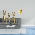 thumbnail image 2 of Escultura De Figura Familiar De Conejo Y Serpiente Para Escritorio, Mesa, Centro De Mesa, Armario, Estantería, Oficina, Dormitorio, Decoración De Inauguración De La Casa., 2 of 8