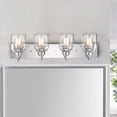 thumbnail image 4 of RADIANCE goods Transitional 4 Light Chrome Bath Vanity Fixture 30 " Wide, 4 of 9
