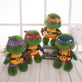 thumbnail image 2 of Muñecos de peluche de Tortugas Ninja Mutantes adolescentes para niños, Donatello, Mikey, Rafaele, Leonardo, regalo Fivean Peluches, 2 of 2