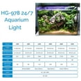 thumbnail image 6 of hygger 36W Advanced LED Aquarium Light, Full Spectrum Fish Tank Light, 24/7 Lighting Cycle Timer 6 Colors 5 Intensity Customize, for Freshwater Planted Tank, 6 of 8