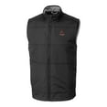 thumbnail image 2 of Men's Cutter & Buck Black Alabama Crimson Tide Vault Big & Tall Stealth Hybrid Windbreaker Full-Zip Vest, 2 of 3