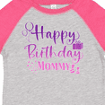 thumbnail image 4 of Inktastic Purple Happy Birthday Mommy Boys or Girls Toddler T-Shirt, 4 of 5