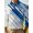 Blue, variant on Mens Striped Polo Shirts Long Sleeve Casual Dry Fit Performance Desig Button Collar Golf Polo Shirts Blue XL