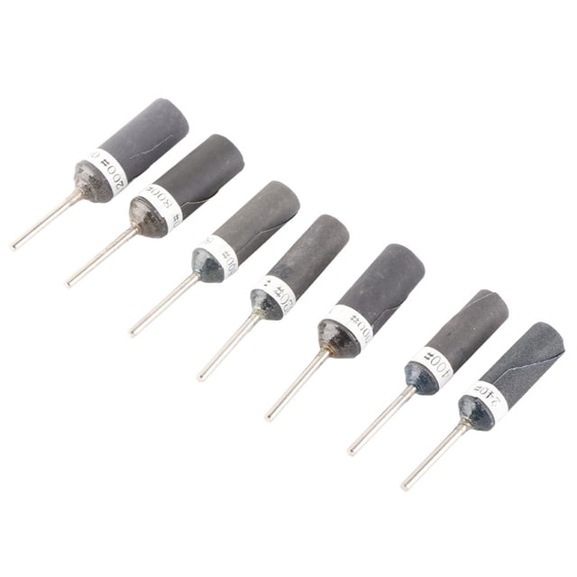 Cabezal De Pulido De 7pcs 240# -1200# Set, Joyas De Que Fabrican Cabezal De Molienda Eléctrica Con Rueda De Pulido, Para Pulir, Moler, Eliminación De Chips