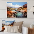 thumbnail image 2 of Designart "Scenic Splendor of Nevada s Canyons IV" Landscapes Metal Wall Decor, 2 of 5