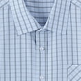 thumbnail image 4 of UQJfacai Mens Gingham Short Sleeve Button Down Shirt Cotton Regular Fit Casual Collared Plaid Dress Shirts with Pocket S-3XL, 4 of 6