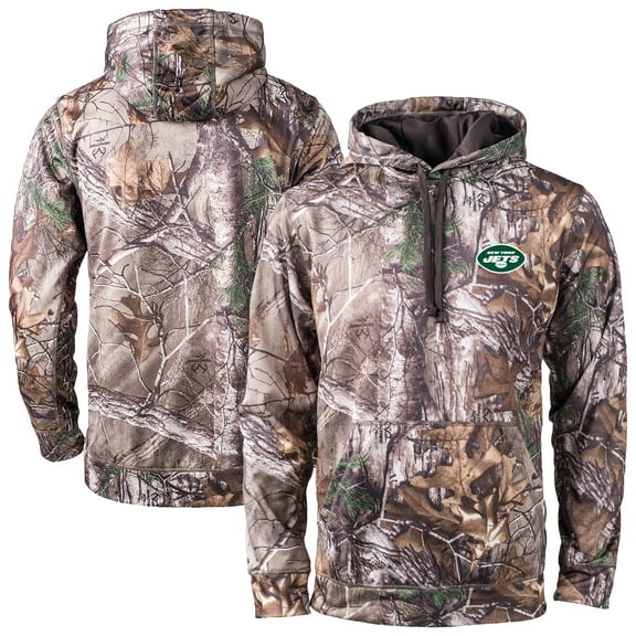 Men's Dunbrooke  Camo New York Jets Champion Tech Fleece Hoodie