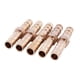 thumbnail image 3 of 25 Piezas de Conector de Manguera Recta de Latón de Tono Dorado, 3 of 5
