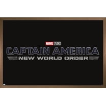 Marvel Captain America: New World Order - Logo Wall Poster, 22.375" x 34" Framed