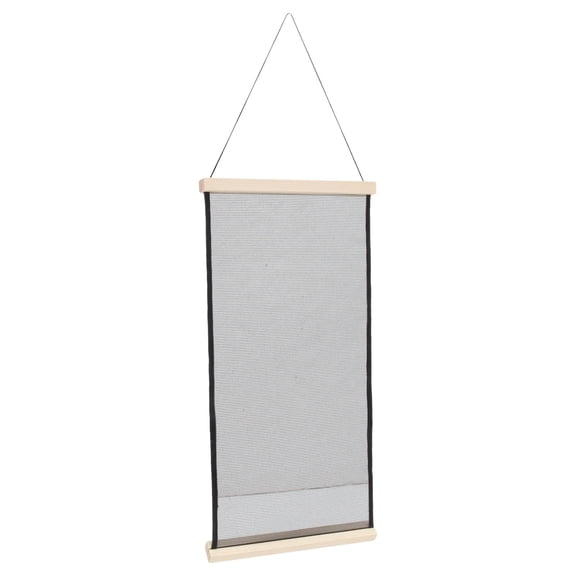 UPOUART Black Mesh Frame Wall Mounted Jewelry Organizer Earring Holder Storage Rack for Accessories