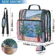 thumbnail image 2 of FORMRS Zipper Binder with Shoulder Strap 2-inch Ring 500 Sheet Capacity File Bag, Pink Window, 2 of 5
