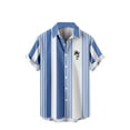 thumbnail image 2 of Men Clearance LYXSSBYX Mens Shirts Short Sleeve Button down Men's Summer Fashion Hawaiian Style Short Sleeve Casual, 2 of 5