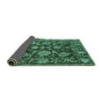 thumbnail image 2 of Ahgly Company Indoor Rectangle Abstract Turquoise Blue Modern Area Rugs, 8' x 12', 2 of 4