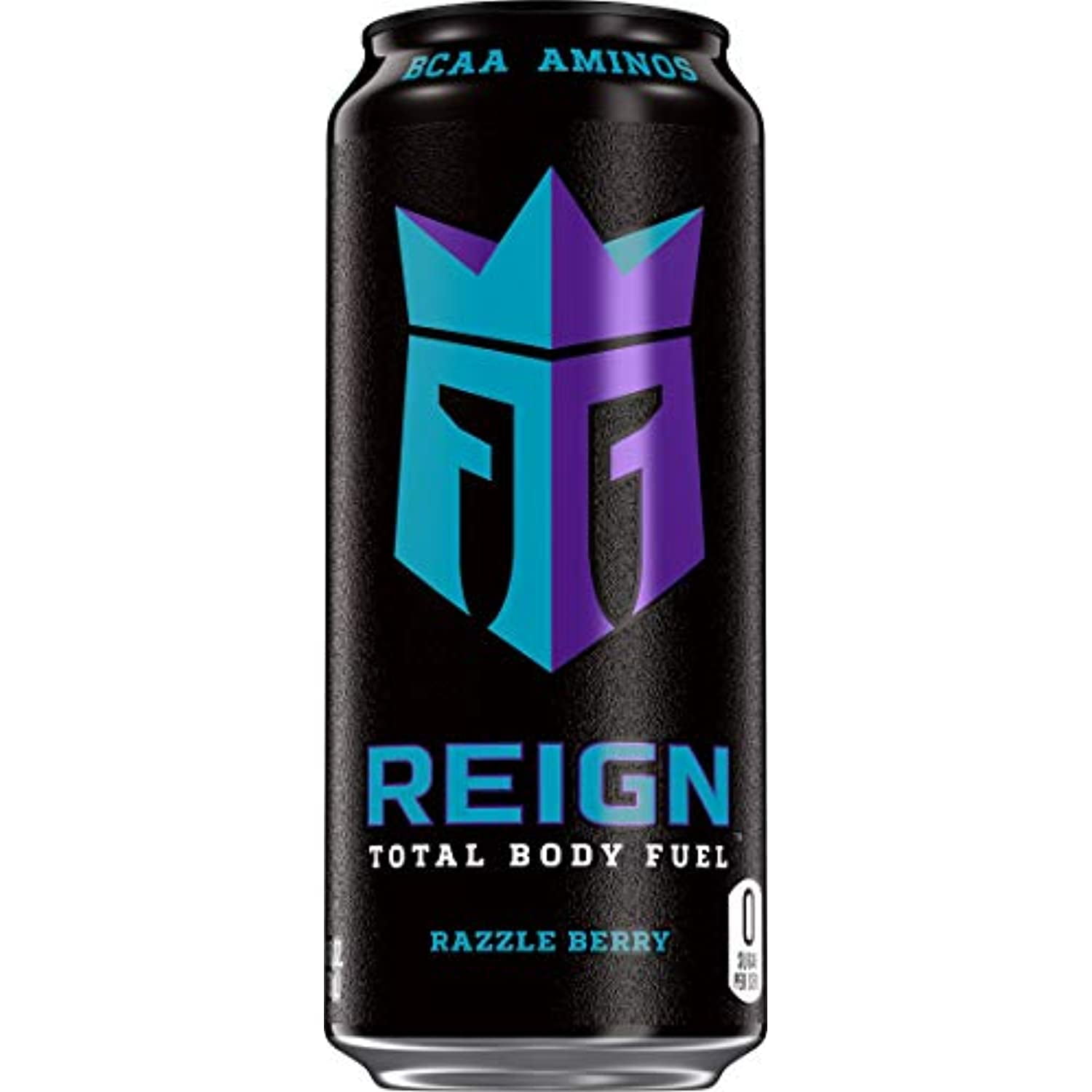(12 Cans) Reign Total Body Fuel Energy Drink, Razzle Berry, 16 Fl Oz