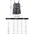 thumbnail image 7 of Vaslanda Women's Casual Floral Print Spaghetti Strap Camisoles with Built in bra Summer Sleeveless Tank Shirts, 7 of 7