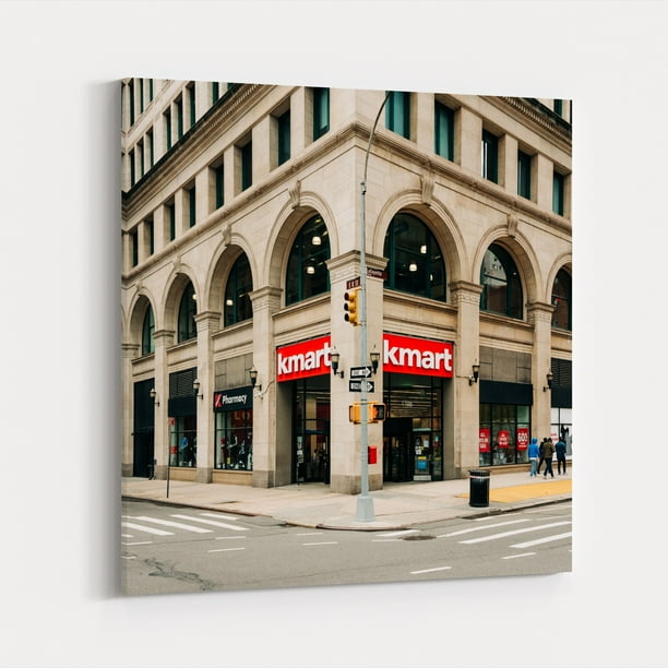 East Village New York Kmart Astor Place Photography City 16 X 16 Canvas Wall Art Walmart Com
