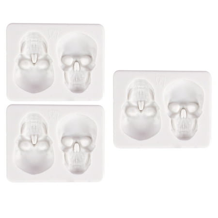 

Winter Savings Clearance! SuoKom Halloween Skull Silicone Mold Cake Decoration Liquid Fondant Silicone Mold