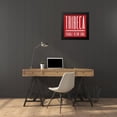 thumbnail image 4 of Grey, Jace 20x20 Black Modern Framed Museum Art Print Titled - TRIBECA red, 4 of 5