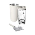 thumbnail image 1 of Blomus 64290 Lounge Boston Shaker Set, Moonbeam Beige, 1 of 1