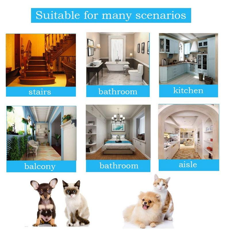 magic gate for dogs portable folding mesh pet gate magic gate safety gates fence isolated gauze indoor guard