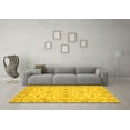 thumbnail image 3 of Ahgly Company Indoor Rectangle Oriental Yellow Traditional Area Rugs, 7' x 10', 3 of 4