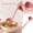 A002- Pink, variant on Silicone Soup Ladle with Long Handle and Hanging Hole, Yellow, for Non-Stick Cookware, Kitchen Utensil