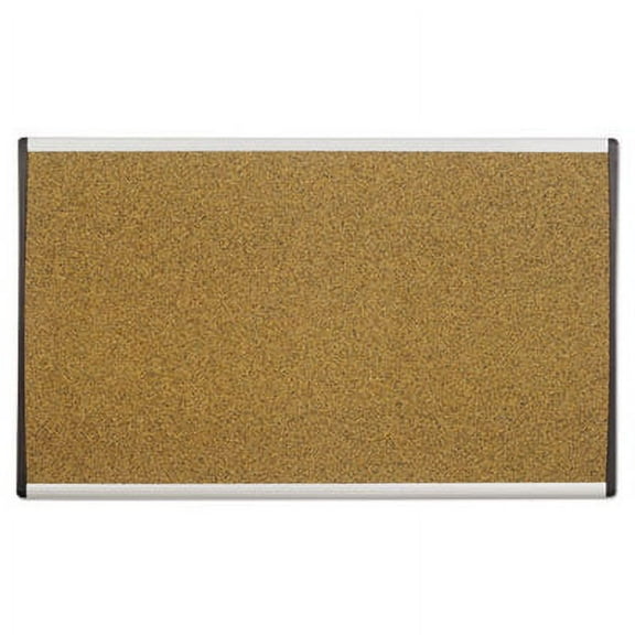 Quartet ARCB2414 ARC Frame Cork Cubicle Board, 14 x 24, Tan, Aluminum Frame