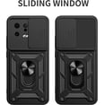 thumbnail image 2 of for Xiaomi 13 Lite Case with Slide Camera Cover for Men, Military Grade Drop Protective Phone Cover Case with Ring Kickstand for Xiaomi 13 Lite/Civi 2 SJ Red, 2 of 10