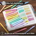 thumbnail image 3 of czcpp-Aesthetic Highlighters and Gel Pens, 20 Pack, No Bleed, Fine Point, Multicolor, Unisex, Rainbow, 3 of 4
