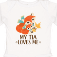 thumbnail image 4 of Inktastic My Tia Loves Me Fox Niece Nephew Boys or Girls Long Sleeve Baby Bodysuit, 4 of 5