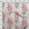 thumbnail image 2 of oneOone Polyester Lycra Rose Pink Fabric Leaves & Flowers Floral Fabric For Sewing Printed Craft Fabric By The Yard 56 Inch Wide, 2 of 4