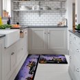 thumbnail image 3 of Kitchen Rug Mat Spooky Bat Raven, Set of 2, Anti-Fatigue Non-Skid Washable Kitchen Runner Rugs, Happy Halloween Soft Comfort Rug for Kitchen, Floor Home, Front of Sink, Laundry, 3 of 6