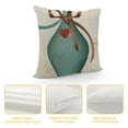 thumbnail image 4 of Qinduosi  Easter Pillow Covers  Inch,Polka Dot Heart Bunny Decorative Throw Pillows,Colorful Bow Rabbit Cushion Case Spring Decoration for Sofa Couch, 4 of 5