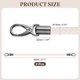 thumbnail image 2 of Uxcell 2 Pcs Correa trenzada para bolso, 55cm 21.7 pulgadas Correa de bolso de cuero PU para reemplazo de mango de bolso con hebilla negra para hacer bricolaje, bolso de mano, bolso de axila, Beige, 2 of 7