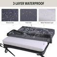 thumbnail image 4 of Tromlycs Outdoor Cushions for Patio Furniture Chair Cushions Set of 2 Seat 19x19 Inch Waterproof Outside Square with Ties Dark Grey, 4 of 6
