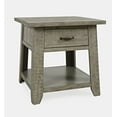 thumbnail image 2 of Jofran Telluride Rustic Distressed Acacia End Table with Storage, 2 of 9