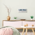 thumbnail image 3 of Stupell Industries Lake Rule Country Home Wood Textured Word Design Wall Plaque Art by Sheldon Lewis, 3 of 3
