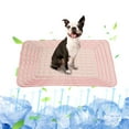 thumbnail image 3 of Meitianfacai Self Cooling Mat for Dog, Washable & Portable Pet Soft Pad for Summer Indoor or Outdoor/Perfect as Blanket for Kennel, Sofa, Bed, Floor, Car (Pink), 3 of 6