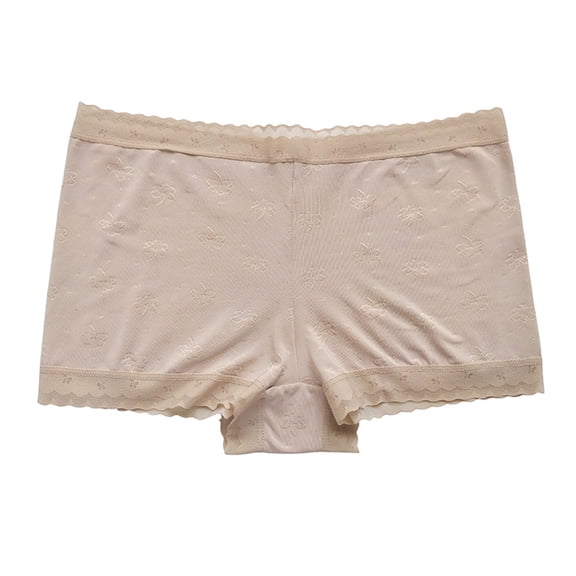 Lumtrix Boy Shorts Underwear For Women High Waisted Cotton Panties Full Coverage Briefs Underwear For Women Khaki XL