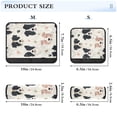 thumbnail image 3 of 2-Pack Seat Belt Covers with Flannel Seatbelt Shoulder Strap Case Adjustable Straps Soft Padding for Car Dog Head and Paw Prints Medium, 3 of 8
