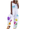 thumbnail image 1 of Moda mujer estilo étnico estampado hombro frío tirantes Cami pantalones mono Fridja  alkflakhf36407, 1 of 5