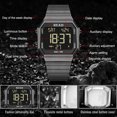 thumbnail image 4 of READ Men's Wristwatches, Digital Watches, Men's Sports Watches, Unisex Digital Wristwatch, Metal Case LCD Digital Watches, Men's Digital Watches, 4 of 8