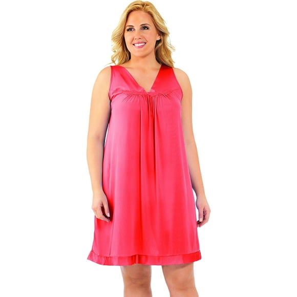 Exquisite Form Womens Coloratura Short Nightgown