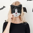 thumbnail image 4 of Xihbxyly Máscara de Gato, Accesorio de Plástico para Fiesta de Halloween, Diseño Único, Cómoda, Ideal para Festivales, Ideal para Halloween, Navidad y Fiestas Temáticas, Unisex, Talla Única., 4 of 5
